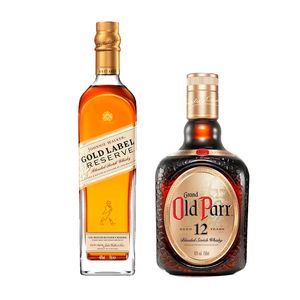 FRUTADOS - Whisky Old Parr 750ml + JW Gold Label 750ml