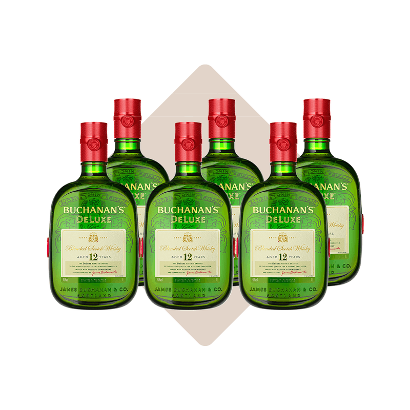 Whisky 12 anos De Luxe BUCHANANS 1l