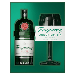 Kit Taça + Gin London Dry Tanqueray 750ml