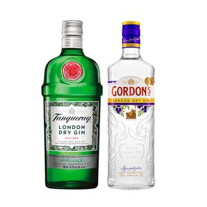 Combo 01 Gin Tanqueray Dry - 750ml + 01 Gin Gordon's Dry 750ml