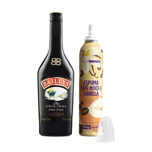 Kit Licor Baileys + Espuma Preparada de Café Mocha & Vanilla 260g.