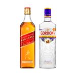 COMBO-WHISKY-JOHNNIE-WALKER-RED-LABEL-750ML---GIN-GORDON-S-750ML