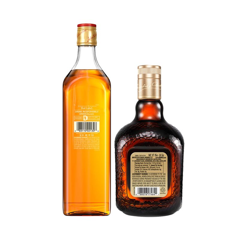 COMBO-WHISKY-JOHNNIE--WALKER-RED-LABEL-750ml----WHISKY-OLD-PARR-750ml