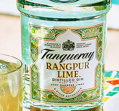 Garrafa de mini gin Tanqueray Rangpur 50 ml
