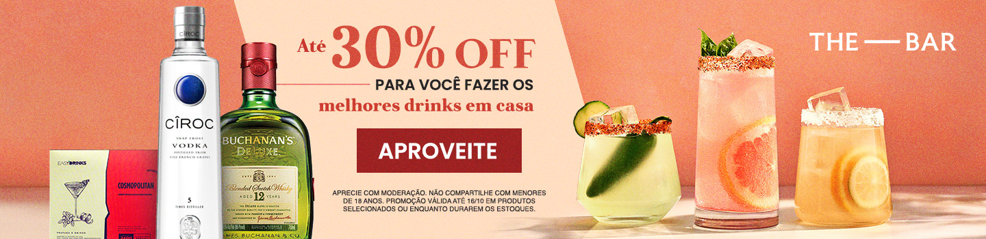 Drinks com The Bar - Até 30%