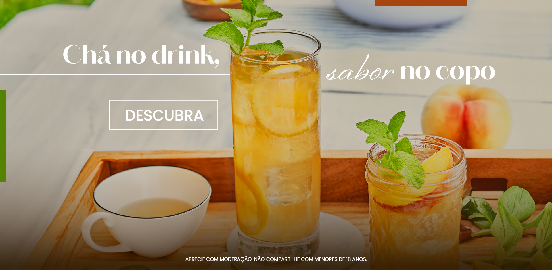 Drinks com chá​