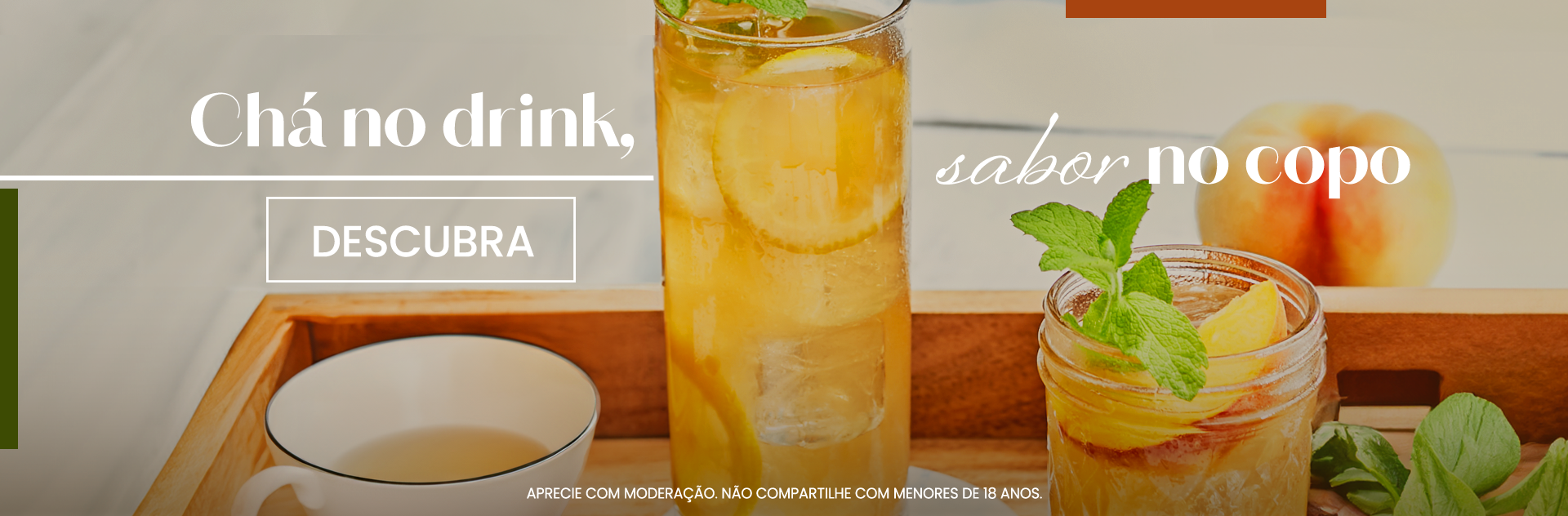 Drinks com chá​