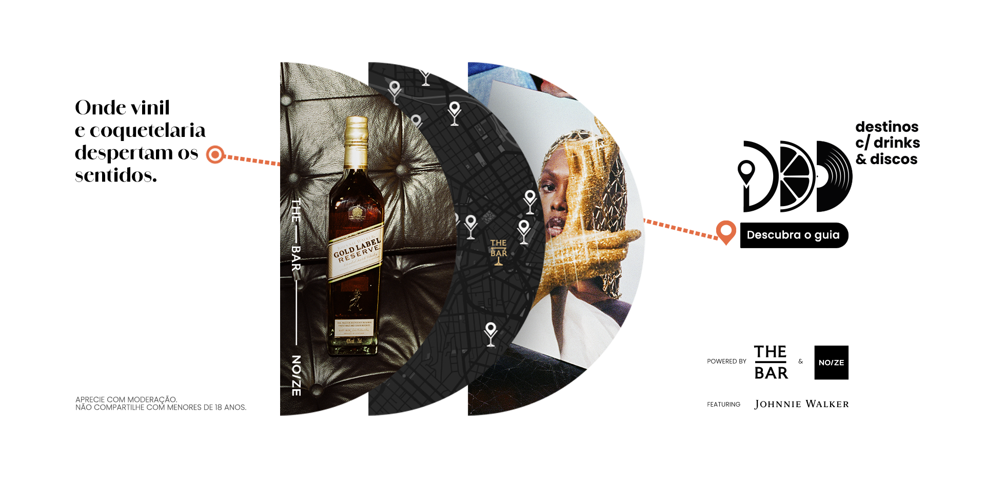 Destinos com Drinks e Discos​