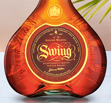 Garrafa de whisky Johnnie Walker Swing 750ml